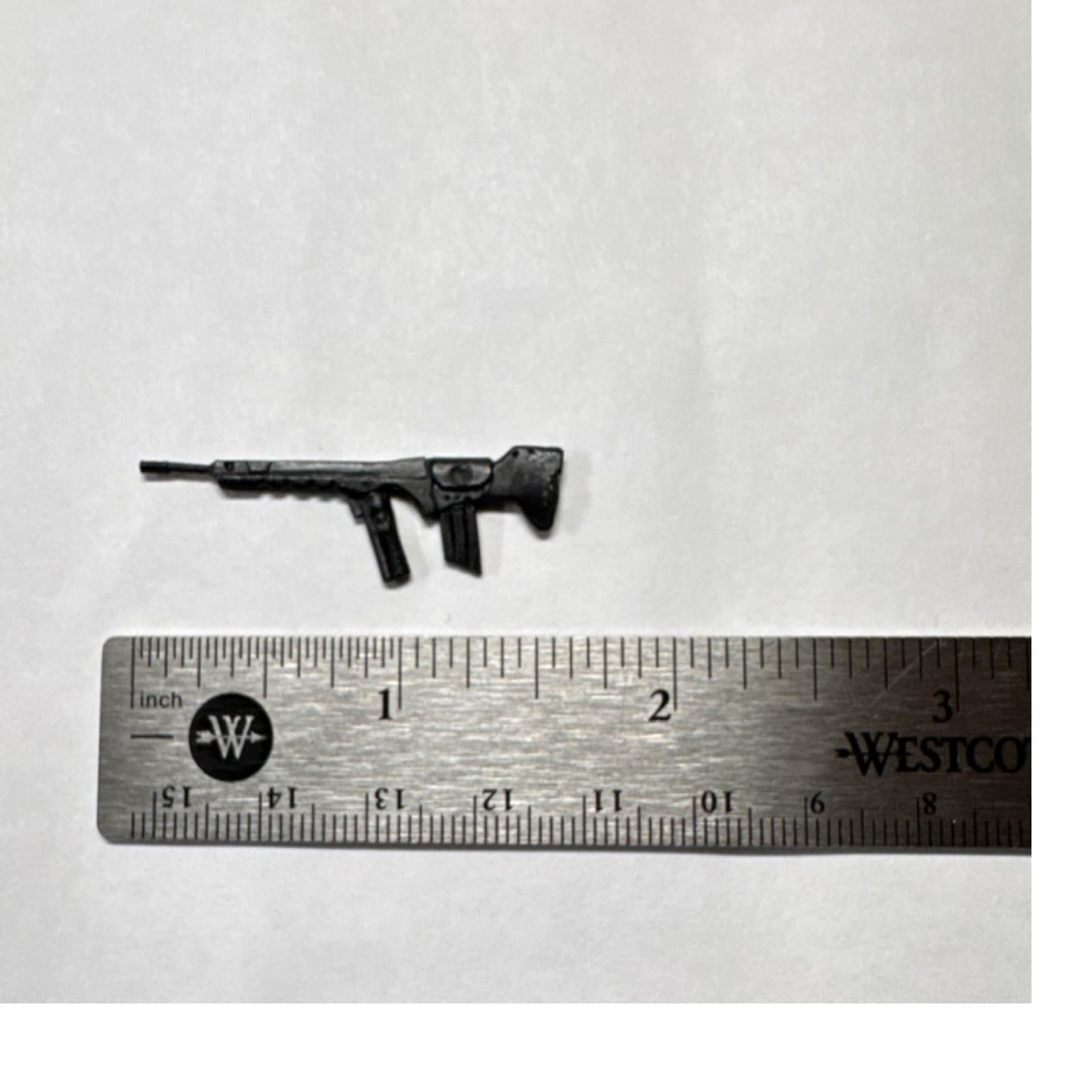 Plastic Military Adventure Action Figure Gun Accessory Black 2 in Toy - Image 1