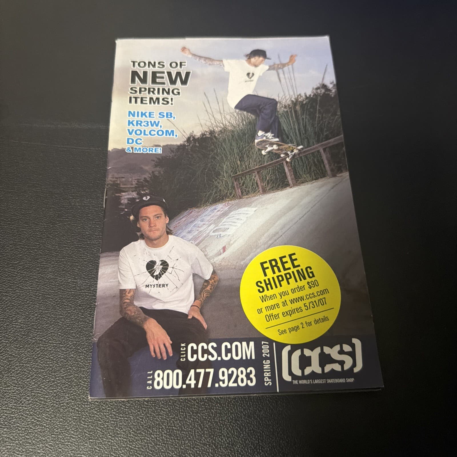 CCS Skateboarding Magazine Catalog California Cheap Skates vtg y2k 2006 holiday - Image 1