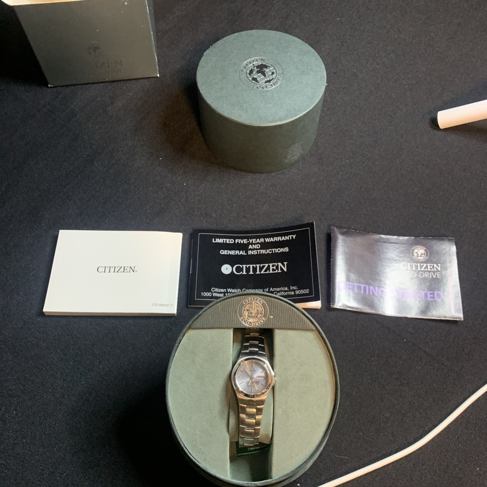 Citizen Eco-Drive Silver Women’s Watch - CTZ -B8033 Ron Fenway Racing Editon - Thumbnail 4