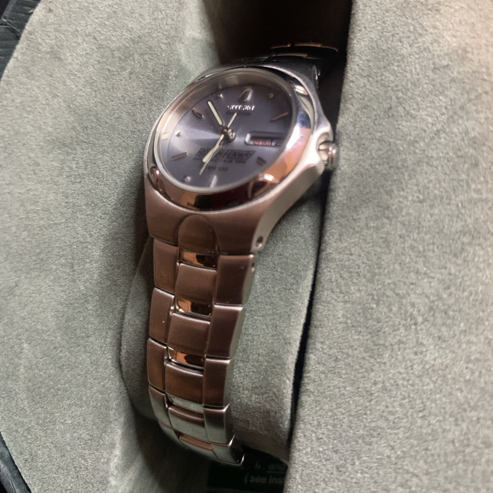 Citizen Eco-Drive Silver Women’s Watch - CTZ -B8033 Ron Fenway Racing Editon - Thumbnail 6