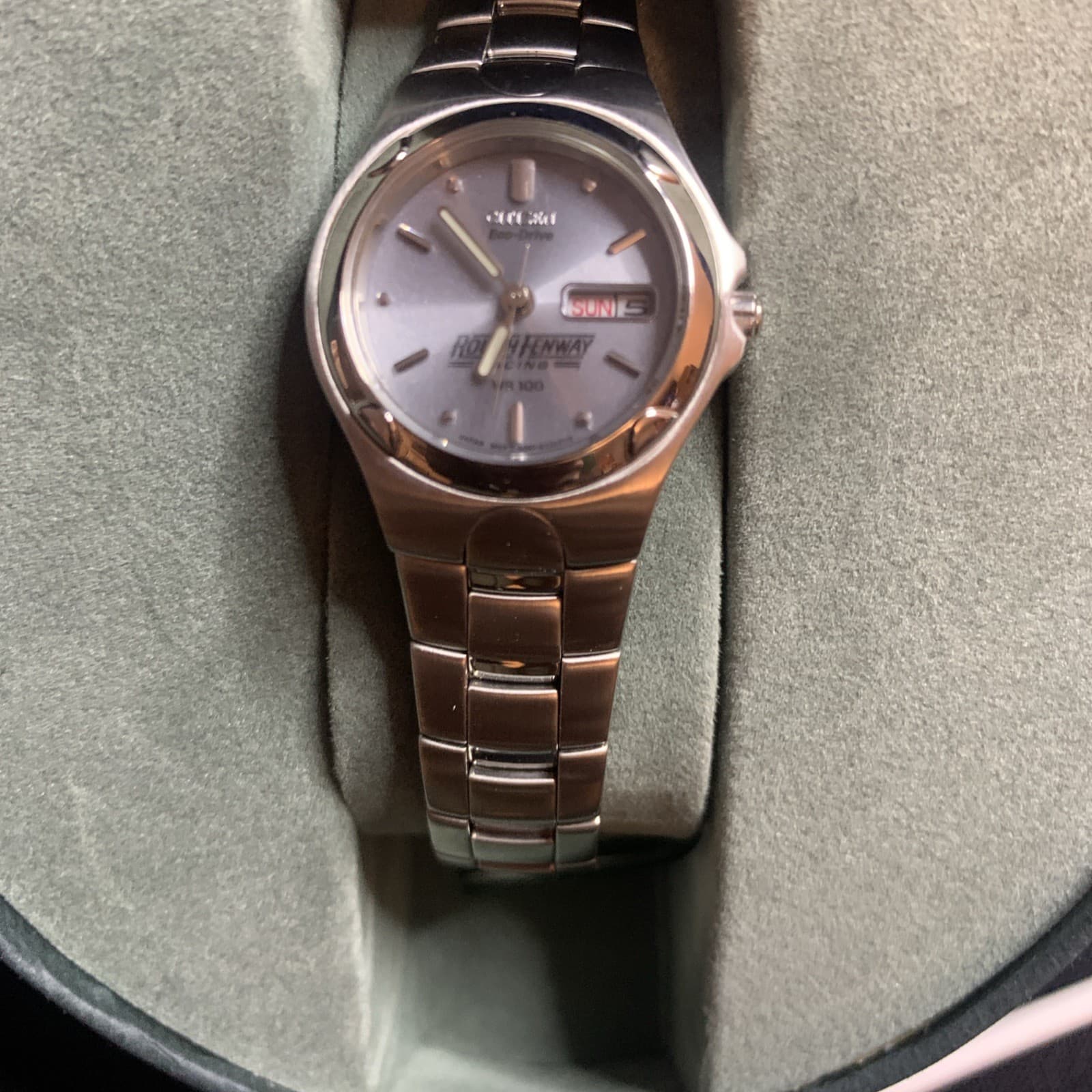 Citizen Eco-Drive Silver Women’s Watch - CTZ -B8033 Ron Fenway Racing Editon - Thumbnail 5