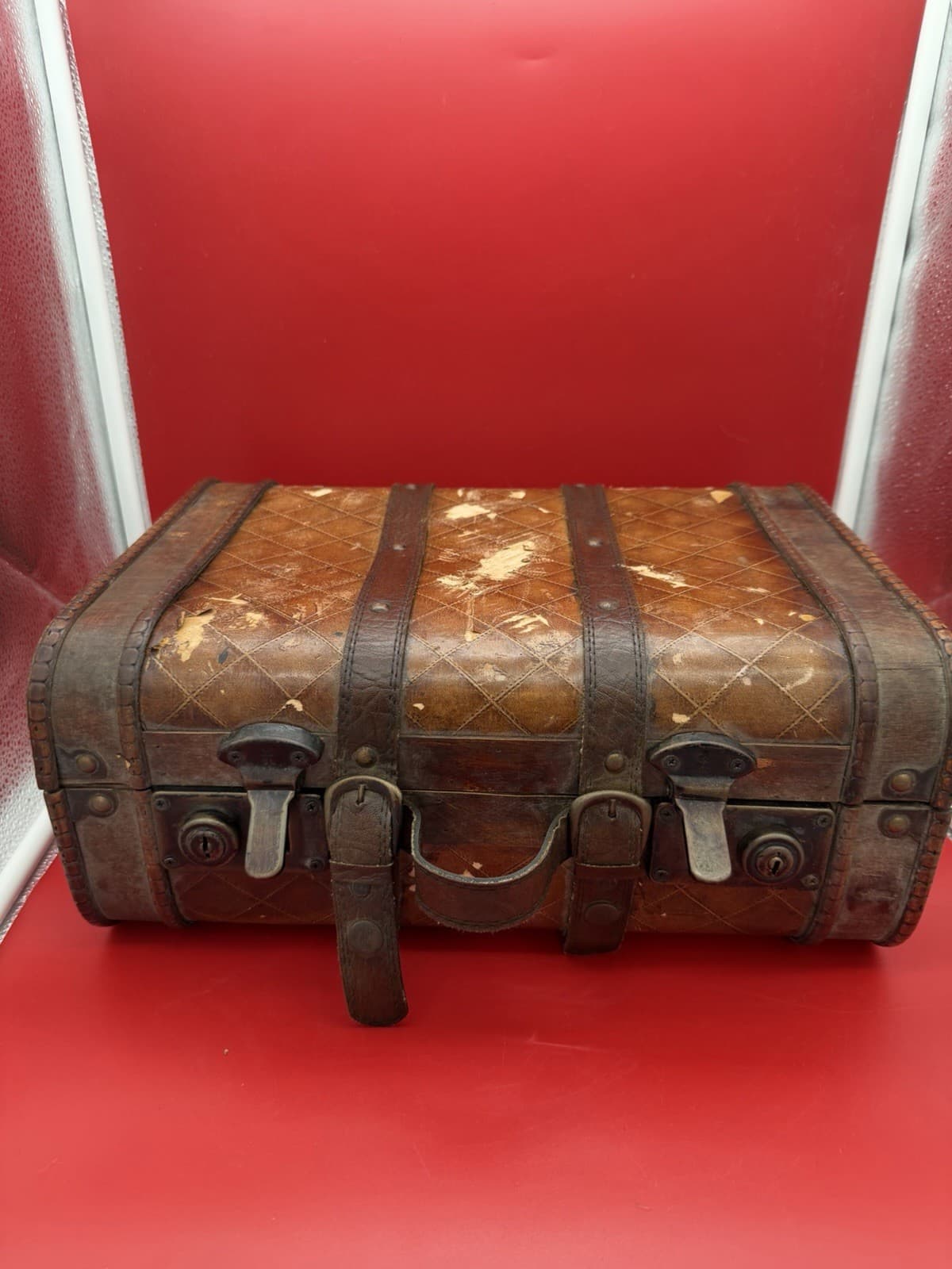 Antique Wooden Travel Case - Thumbnail 3