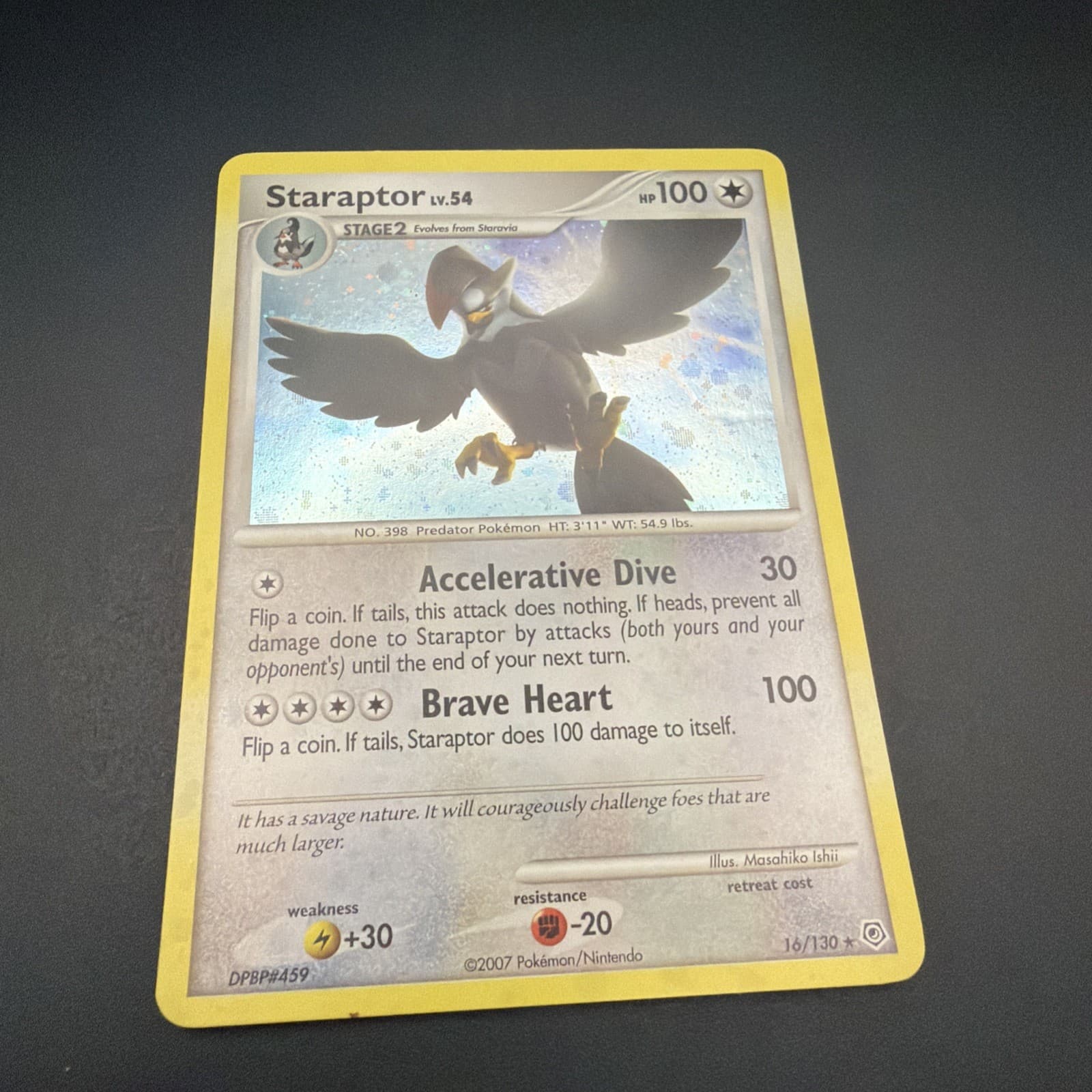 Staraptor 16/130 Diamond and Pearl Holo - Image 1