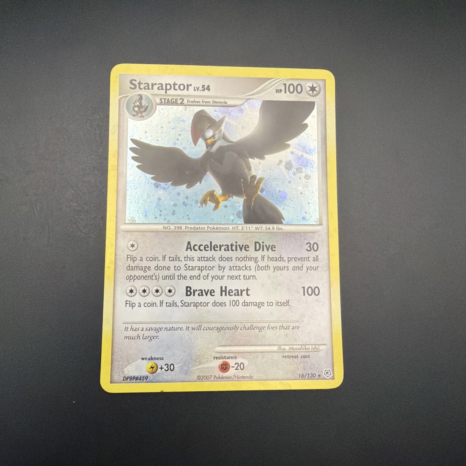 Staraptor 16/130 Diamond and Pearl Holo - Thumbnail 6